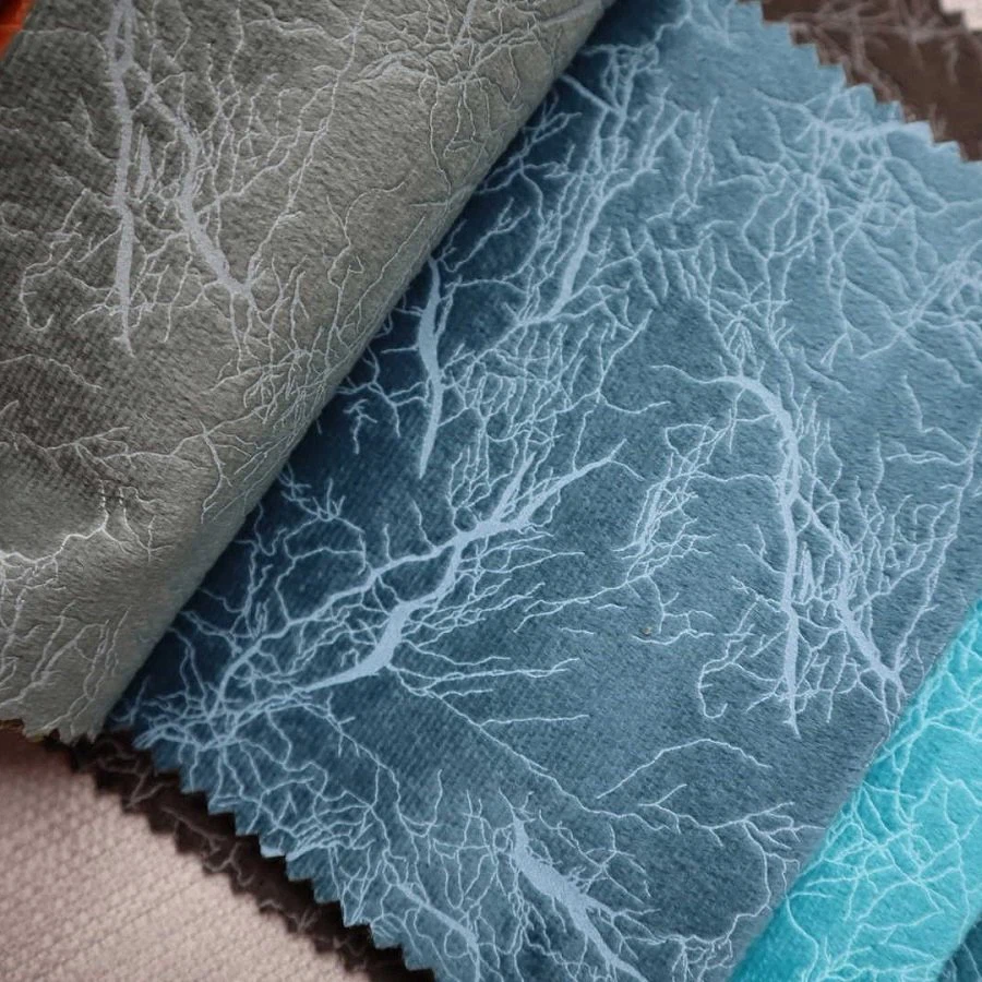 Nouveau tissu gaufré en velours