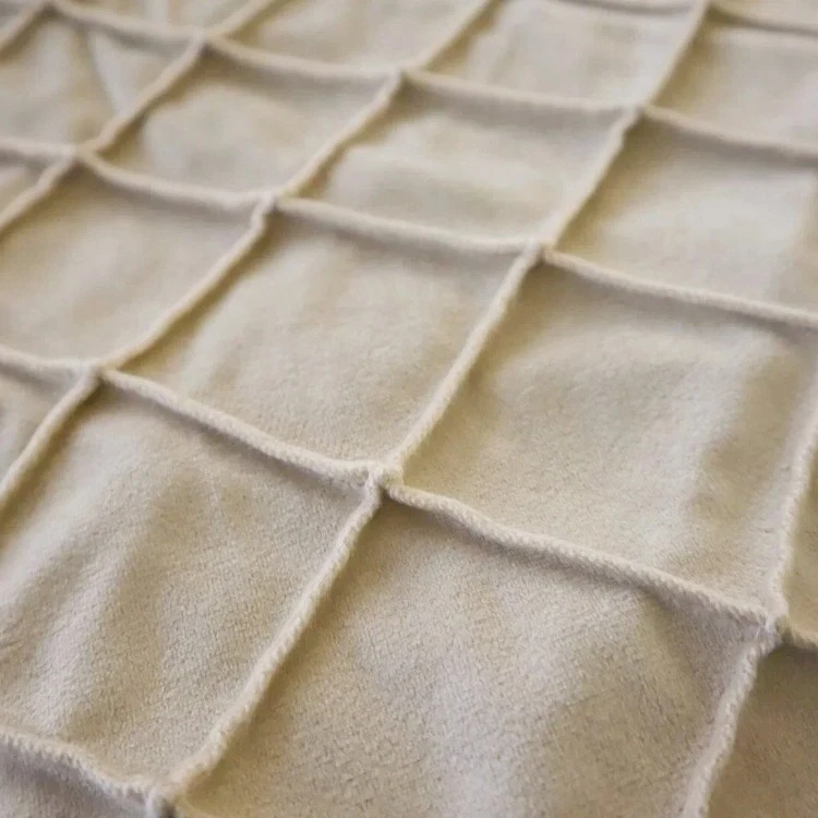Grid Stitched Plush Holland Velvet Upholstery Fabric Furniture suppliers Grid Stitched Plush Holland Velvet Upholstery Fabric Furniture suppliers