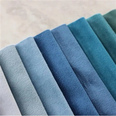 Tissu de canapé imprimé en velours doux Holland