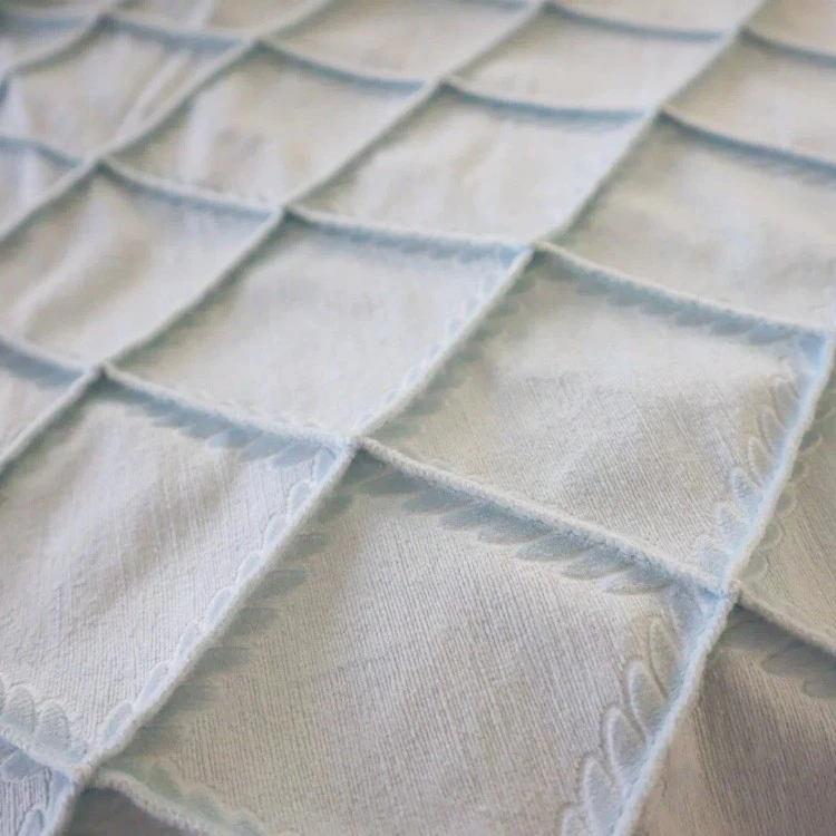 Tissu de tapisserie d'ameublement en velours de relief hollandais matelassé pour canapé